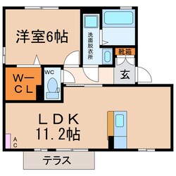 コスモスふじＢの物件間取画像